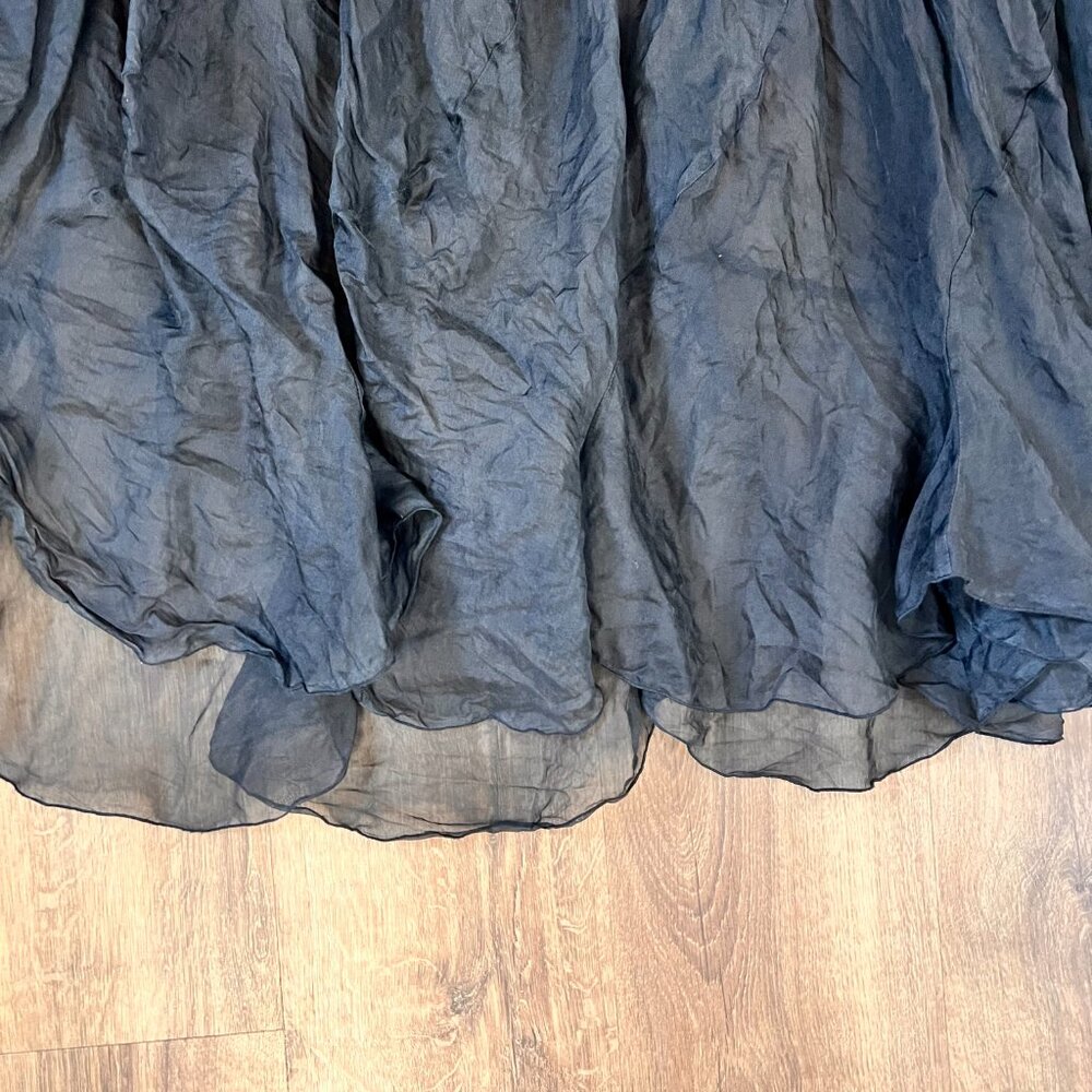 Planet Sheer Black Tulip bottom Skirt - Picture 3 of 8